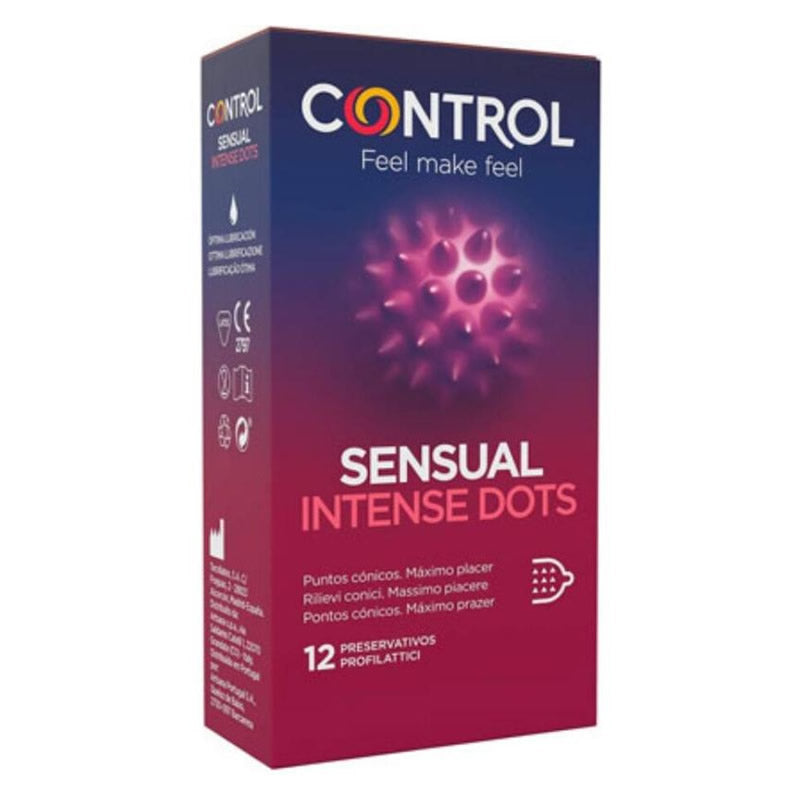 Sensual Control Intense Dots 12 Préservatifs Jag Couture London - New York