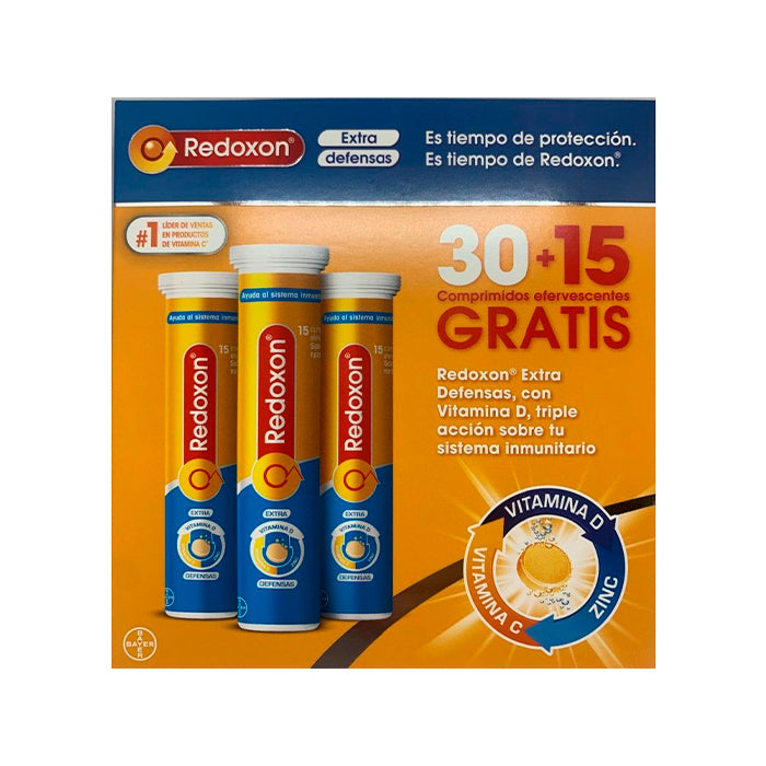 Redoxon Extra Defenses 30+15  Effervescent Tablets Jag Couture London - New York