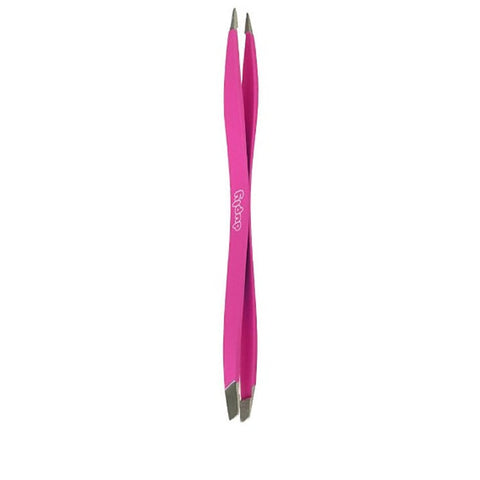 Fuchsia Beter Duply double point tweezers by Jag Couture London New York, with precise pointed tips for detailed grooming.
