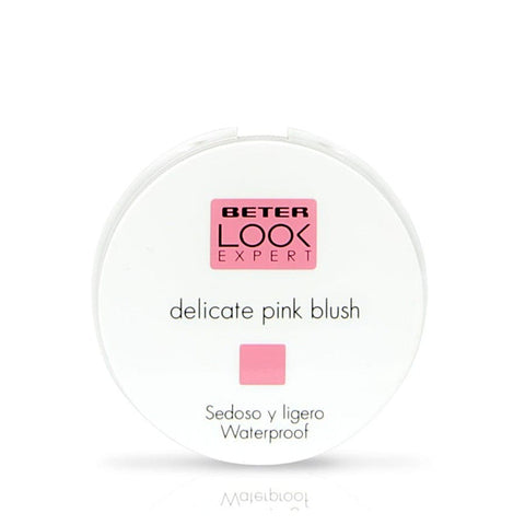 Jag Couture London Bleter Delicate Pink Blush in 1U compact, featuring soft pink powder for a natural, radiant glow.