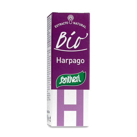 Santiveri Harpago organic plant extract bottle from Jag Couture London with 50ml capacity on a white background.