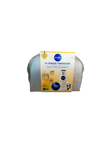 Nivea Cuidate Pack including skincare products from Jag Couture London - New York, featuring moisturizing creams and serums.
