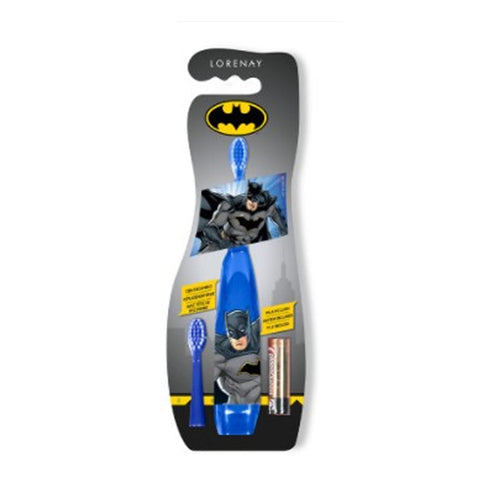Cartoon Batman electric toothbrush by Jag Couture London featuring a superhero-themed design for kids.