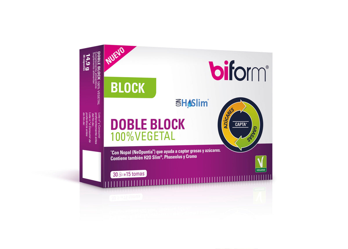 Biform Doble Block 100 Vegetal 30 Vcaps