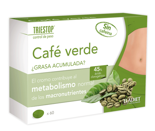 Eladiet Triestop Cafe Verde Sin Cafeina 60 Comp