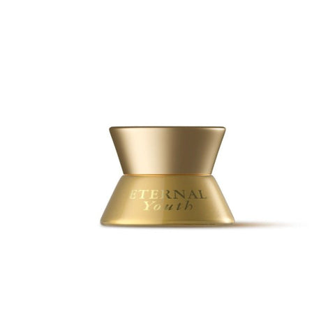 Alqvimia Eternal Youth Maximum Recovery Eye and Lip Contour cream in 15ml jar, designed to reduce wrinkles and improve skin elasticity.