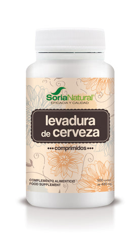 Jag Couture London - New York Alecosor Levadura Cerveza 500 Comprimidos, supplement bottle with capsules visible in the image