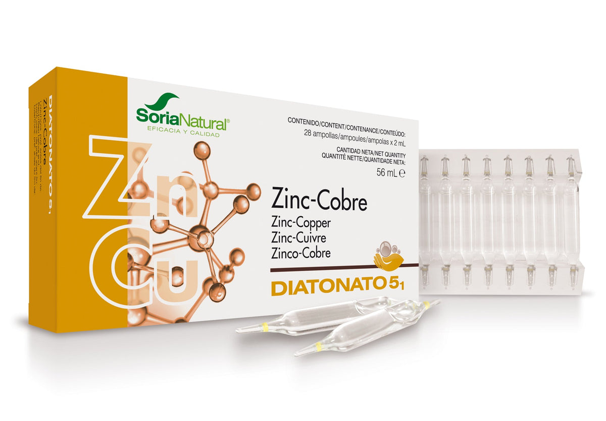 Soria Diatonato 5-1 Zinc-Cobre 28 Ampollas X 2ml Jag Couture London - New York
