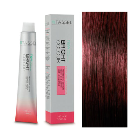 Eurostil Bright Colour Tinte 6.64 Rubio Oscuro Rojo Cobre hair dye from Jag Couture London - New York, with reddish-brown shade.