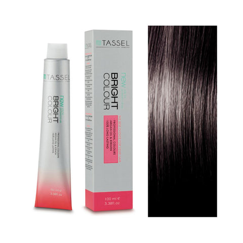 Eurostil Bright Colour Tinte N5,25 Castaño Claro Dorado hair dye by Jag Couture London - New York, showing the product tube.