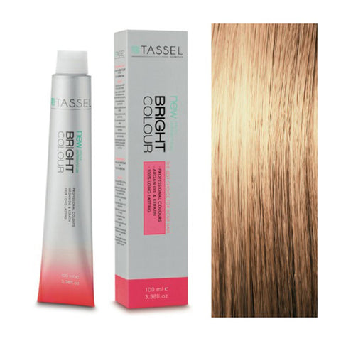 Jag Couture London Eurostil Bright Colour Tinte 8,77 Rubio Claro Chocolate hair dye in packaging, vibrant hair color product.