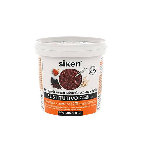 Jag Couture London Oatmeal Porridge Substitute Chocolate Toffee flavor, 52g packet with chocolate and toffee ingredients.