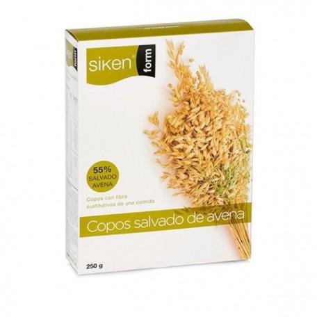 A 250g box of Siken Breakfast Time Oat Bran Flakes by Jag Couture London - New York, showing the cereal box front.