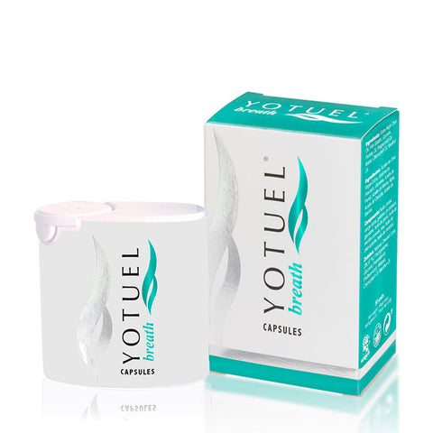 Jag Couture London New York Yotuel Breath Capsules 50U in a sleek package, designed for oral freshness and breath freshening.