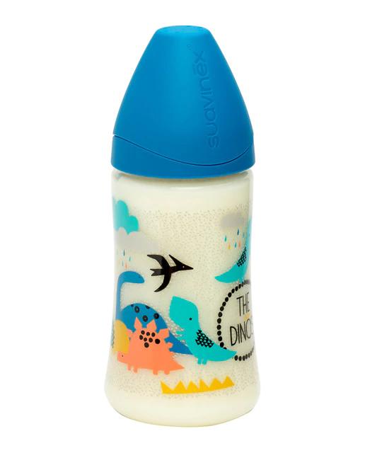 Suavinex™ Pc Round Silicone Teat Bottle 3 Positions 270ml Jag Couture London - New York