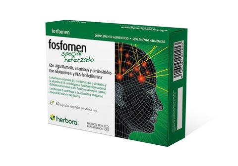 Herbora Neuroaten Klamath supplement in 30 capsules, showing the bottle with label for Jag Couture London - New York.