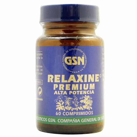 Jag Couture London Relaxine Premium 380 Mg dietary supplement bottles, 60 capsules, in a natural health product setting.