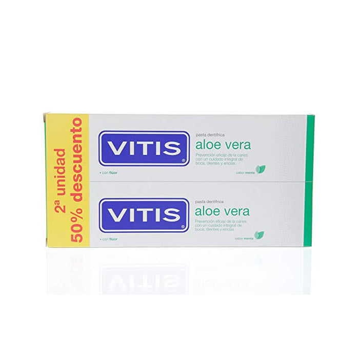 Vits Aloe Vera Toothpaste Mint Flavour 2x150ml