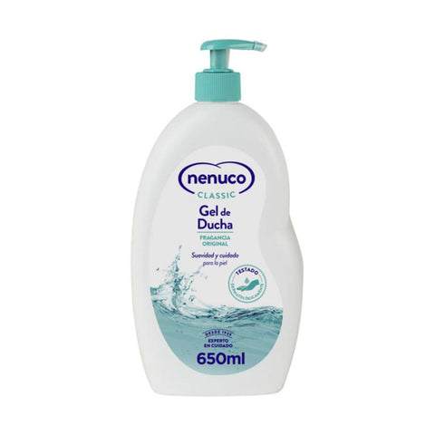 Liquid Nenuco Original hand soap in a 650ml pump dispenser by Jag Couture London New York, featuring a clean, fresh design.