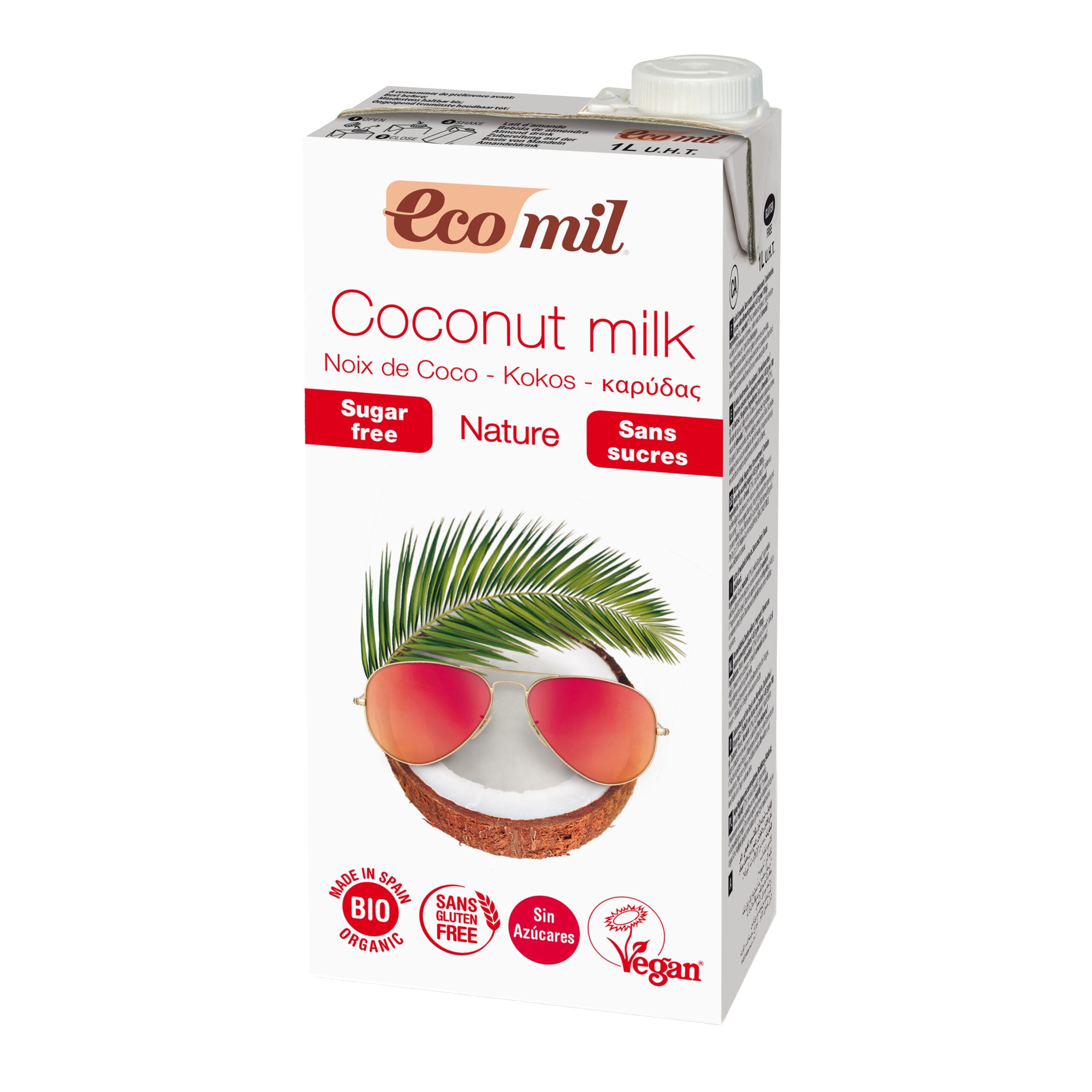 Nutriops Ecomil Coconut Nature Bio 1 Litro Jag Couture London - New York