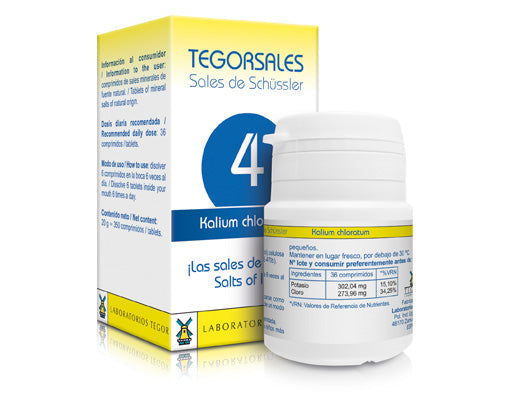 Tegorsales 4 Cloruro De Potasio 350 Comprimidos Jag Couture London - New York