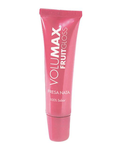 Jag Couture London - New York Phergal Volumax Fruit Gloss Strawberry and Cream 7.5ml lip gloss, featuring strawberry and cream flavor.