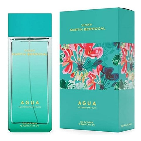 Vicky Martin Berrocal Agua Eau De Toilette spray in 100ml bottle, featuring elegant packaging and floral fragrance.
