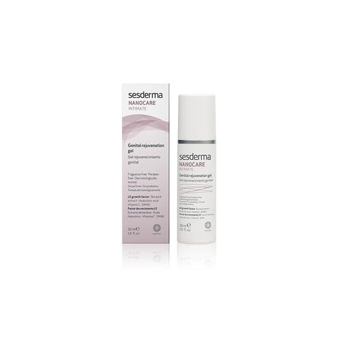 Sesderma Nanocare Intimate genital rejuvenation gel in a 30ml tube, designed for intimate skincare and rejuvenation.