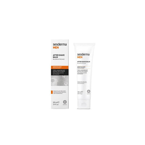 Sesderma Men after shave balm in 100ml bottle, with branding from Jag Couture London New York, designed for soothing men's skin.