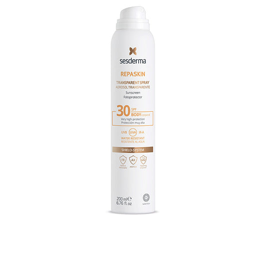 Sesderma Repaskin Body-Sunscreen Spf 30 Body Spray Transparent Jag Couture London - New York
