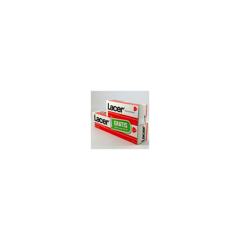 Jag Couture London New York Lacer Toothpaste 125ml tube with 35ml gift, featuring sleek packaging and vibrant branding.