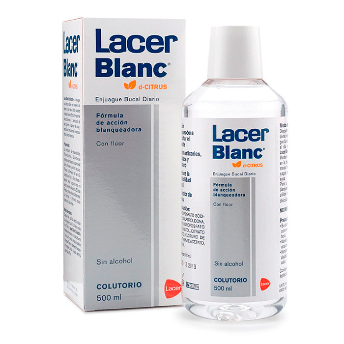 Lacer Lacerblanc citrus mouthwash 500 ml Jag Couture London - New York