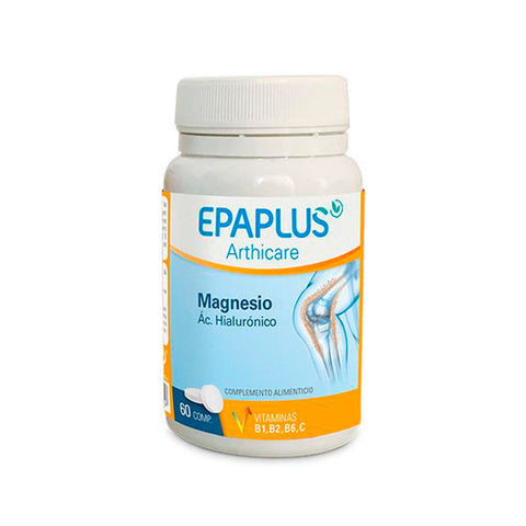 Epaplus Magnesio and Acido Ialuronico supplement bottles with 60 tablets, by Jag Couture London - New York.