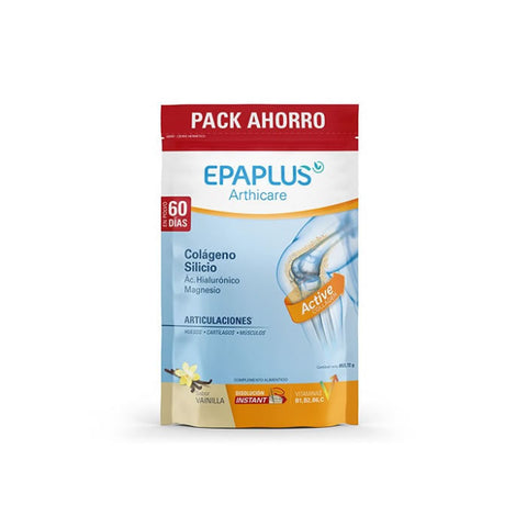 Epaplus Collagen Silicon, Hyaluronic acid, and Magnesium vanilla-flavored supplement in a 668g container by Jag Couture London-New York