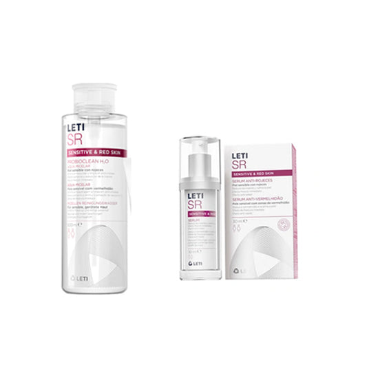 Leti Sr Anti-redness Micellar Water 500ml+Serum Sr Anti-redness 30ml Set 2 Pieces Jag Couture London - New York