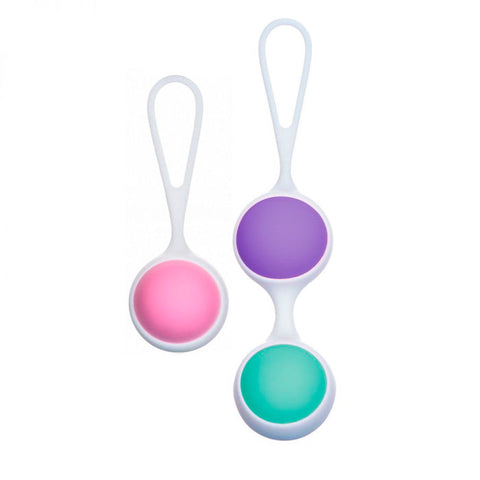 Ammo Pelvic Exerciser with 3 weights by Jag Couture London - New York, showing the compact, ergonomic design for pelvic strengthening.