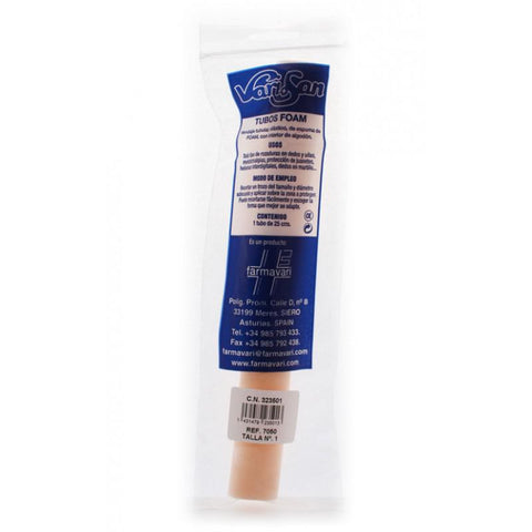 Jag Couture London - New York Varisan Foam Tube Bandage, size 1, flexible and comfortable for medical or therapeutic use.