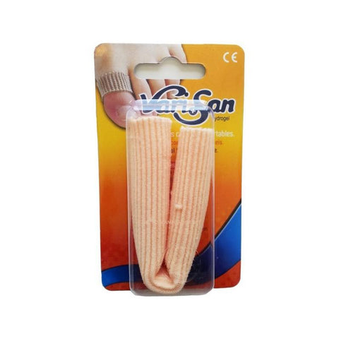 Small-sized Jag Couture London-New York Varisan elastic finger tube, recortable for comfortable finger support.