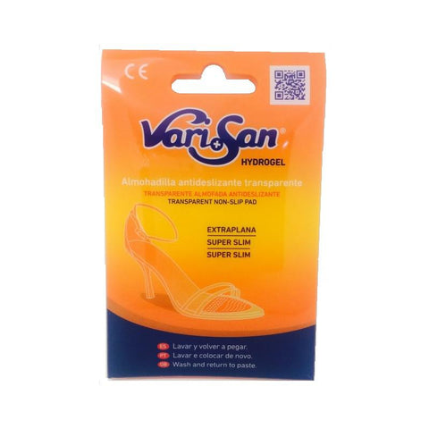 Transparent hydrogel anti-slip cushion from Varisan, designed for comfort and grip, by Jag Couture London - New York.