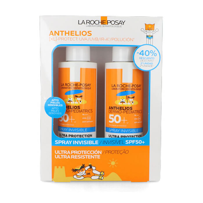 La Roche Posay Anthelios Pediatrics Spray Invisible Spf50+ 2x200ml Jag Couture London - New York