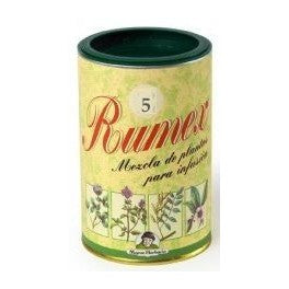 Jag Couture London - New York Artesania Rumex 5 Depurativo herbal supplement in a 80g package with leafy packaging design.