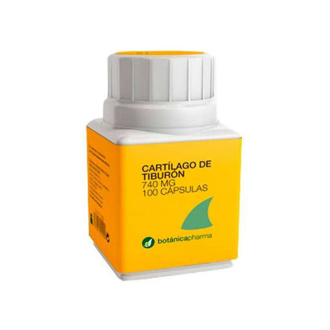 Jag Couture London Shark Cartilage 740mg supplement in 100 capsules, featuring natural shark cartilage for joint health.