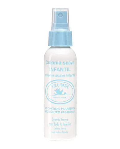 Picu Baby Infantil Colonia Suave Spray by Jag Couture London New York, 100ml bottle with soft, gentle baby fragrance.