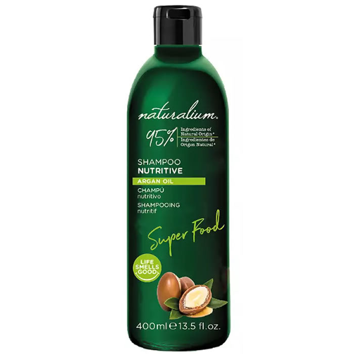 Naturalium Super Food Argan Oil Nutritive Shampoo 400ml Jag Couture London - New York