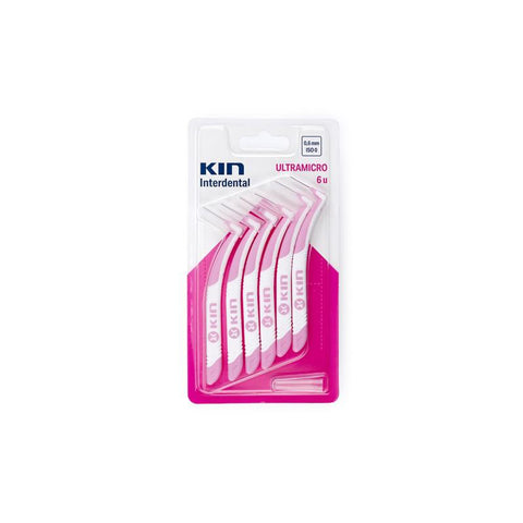 Jag Couture London - New York Kin Ultramicro Interdental Brush, 0.6mm, with fine bristles for gentle cleaning between teeth