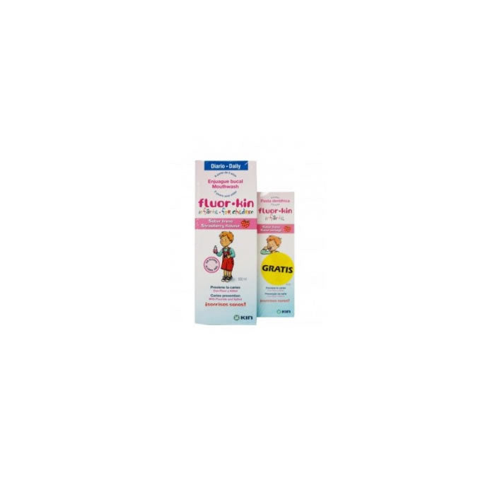 Kin Fluorkin Infant Mouthwash Anticaries 500ml Set 2 Pieces Jag Couture London - New York