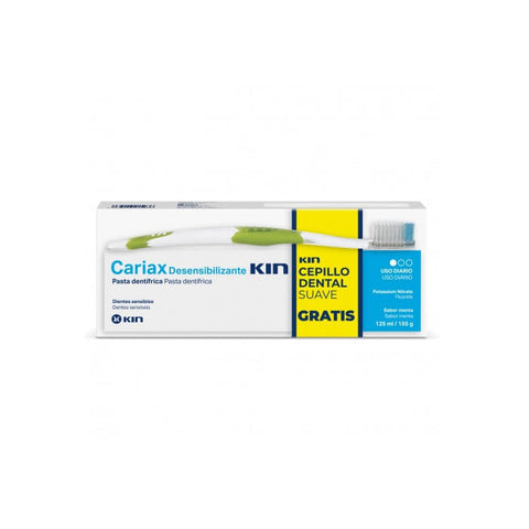 Jag Couture London Kin Cariax Sensitive Teeth Toothpaste 125ml with GIF toothbrush, gentle formula for sensitive teeth care.