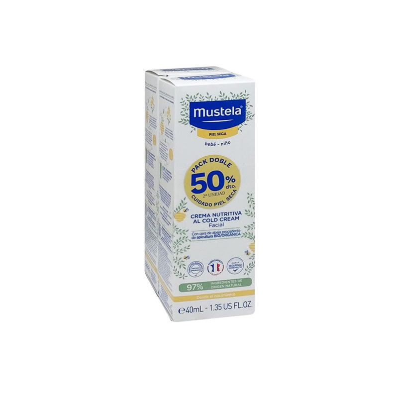 Mustela Cold Cream Facial Cream 2x40ml Jag Couture London - New York
