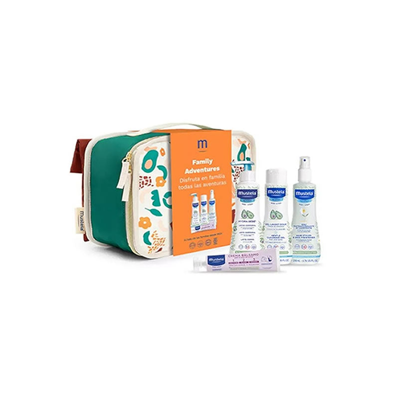 Mustela Family Suitcase Terracotta Set 5 Pieces Jag Couture London - New York