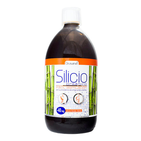 Organic silicon supplement by Drasanvi in a 1L bottle, with the Jag Couture London - New York branding.